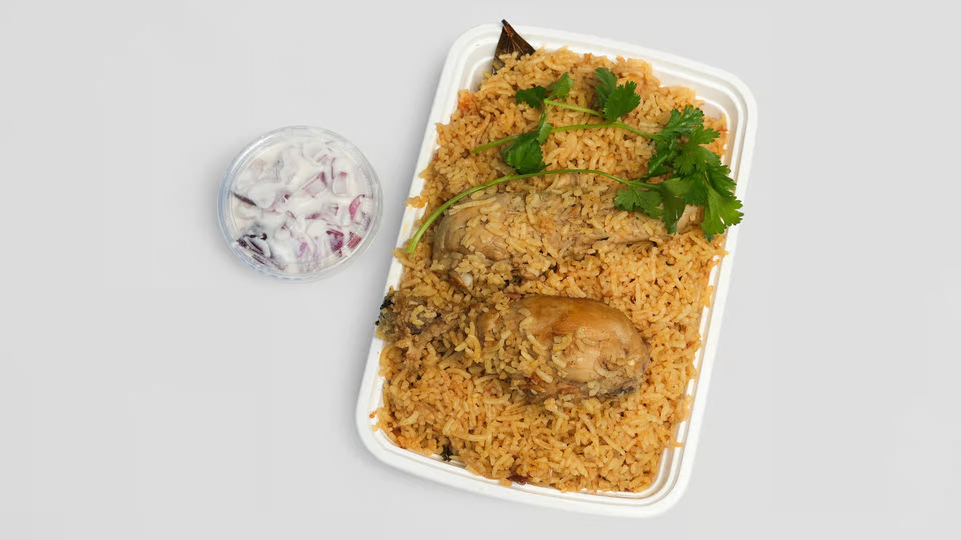 Chicken Biryani at Chennai Biryani House - Fragrant basmati rice with tender chicken pieces and aromatic spices