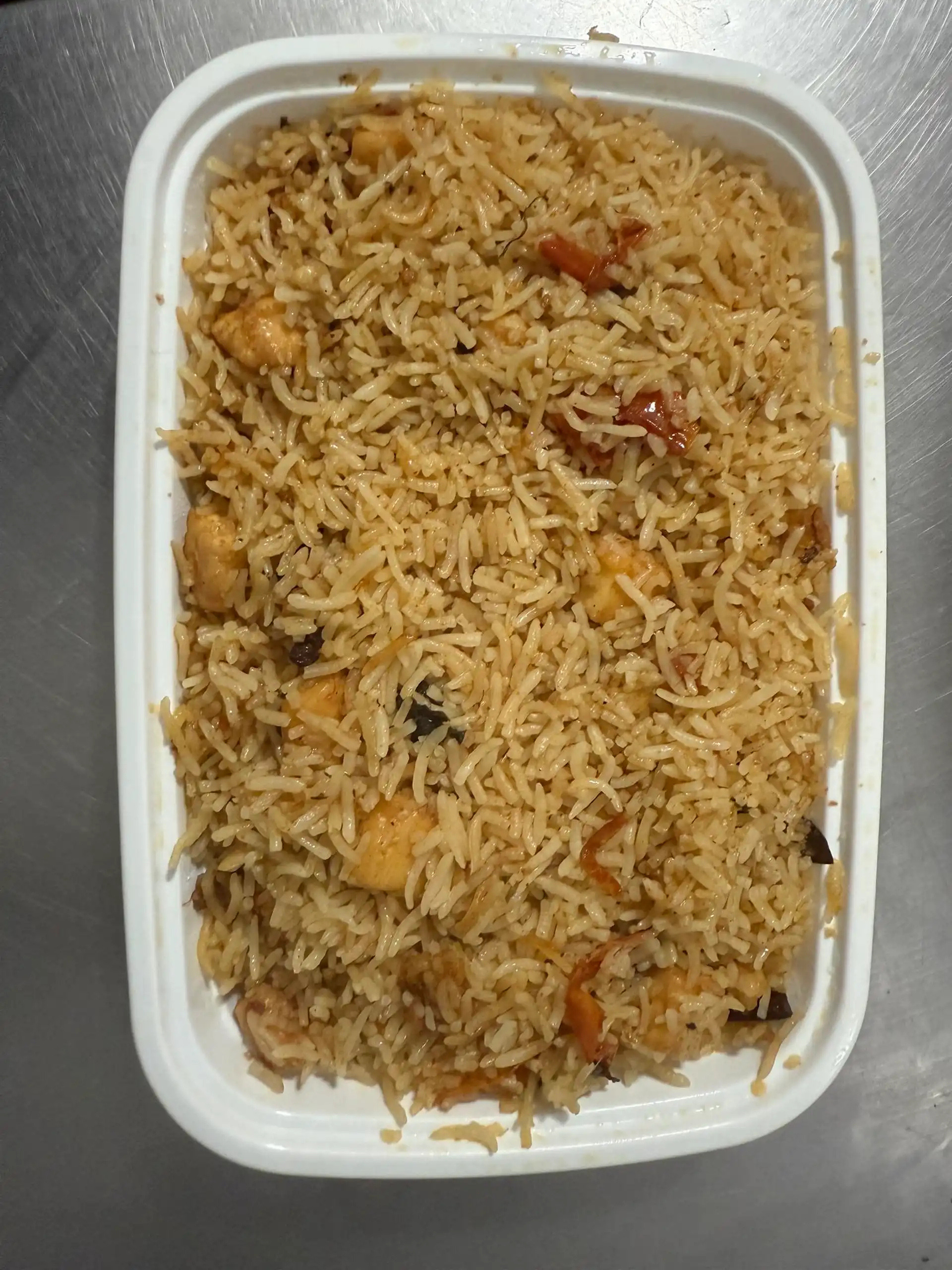 Paneer Biryani at Chennai Biryani House - Aromatic basmati rice layered with spiced paneer and vegetables